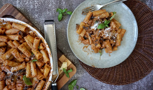 Creamy Chicken & Prawn Rigatoni