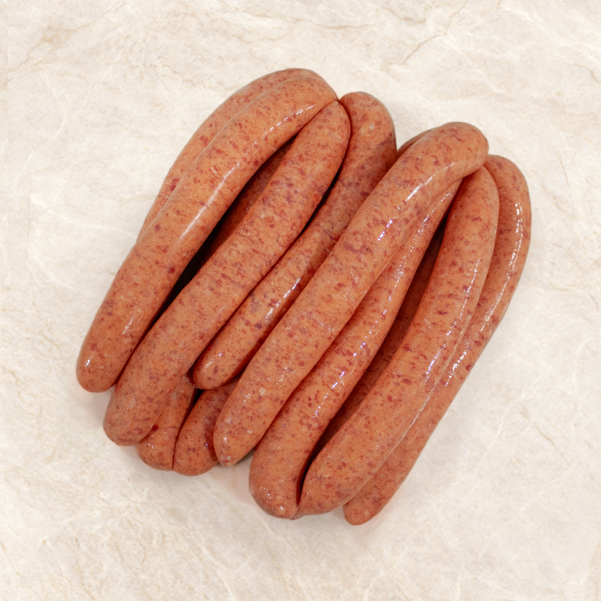 Handmade thin beef sausages from Cedar Food Group Sydney