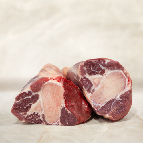 Grass-fed halal beef osso bucco, bone-in shin cut, Cedar Food Group Sydney