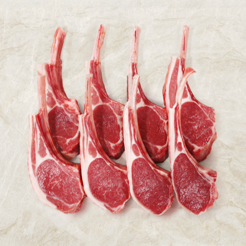 French-trimmed grass-fed halal lamb cutlets from Cedar Food Group Sydney